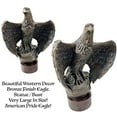 thumbnail image 3 of Urbalabs Bronze Bald Eagle 20 Inch Statues and Sculptures Bust American Eagle Statue Bronze Finish Large Cabin Home Western Patriotic Decor USA Freedom Flag Eagles Sculptures Figurines, 3 of 7