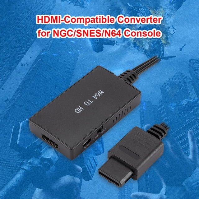 Convertidor compatible con HDMI HD TV Video Cable Splitter para Nintendo 64 SNES Game Universal Accesorios Electrónicos