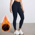 thumbnail image 2 of TTUHYWXI Leggings for Women Thermal Butt Lifting High Waist Warm Tights Yoga Pants 2026 (Navy, XL), 2 of 5