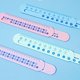 thumbnail image 2 of Educational Math Mathematics Ruler 20cm Plastic Measurement Ruler For Architectural Drafting Geometry Drawing Sketching Purple, 2 of 4