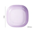 thumbnail image 6 of Haomacro 5 PCS Creative Dining Table Bone Spitting Dish Household Plastic Dish Lightweight Bone Dish Tabletop Garbage Plate Pastry Fruit Plate, 6 of 9