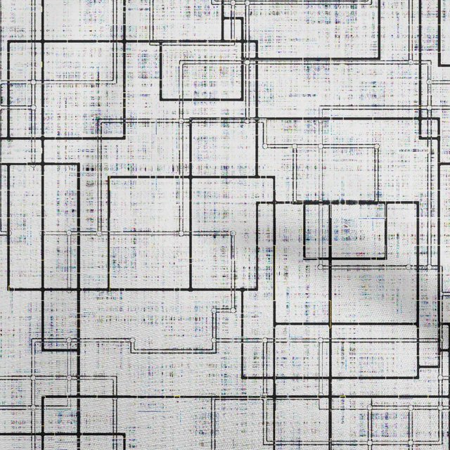 oneOone Viscose Jersey White Fabric Geometric Sewing Craft Projects Fabric Prints By Yard 60 Inch Wide-NQ