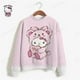thumbnail image 3 of Sudadera con capucha para mujer, con estampado de HELLO KITTY, manga larga, talla grande, informal, para otoño, y2k, 3 of 5