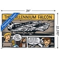 thumbnail image 3 of Star Wars: Saga - Millennium Falcon Comic Wall Poster, 22.375" x 34", 3 of 3