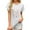 White, variant on Young adult fashion Shirts for Women Dressy Casual Plus Crew Neck Tops Grey Women Tank Tops Loose Workout Generic Blouses for Women Orders