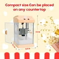 thumbnail image 2 of Popcorn Popper Machine With Tabletop 4 Ounce Modern Fashion Style Tabletop Popcorn Machine 300W 6 Cups,Orange, 2 of 6