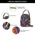 thumbnail image 4 of FORMRS Crossbody Bag for Women Quilted Travel Shoulder Cell Phone Purse with Chain Strap Handbag, Geometric Eagle, 4 of 7