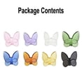 thumbnail image 4 of Glass Crystal Lucky Butterfly Ornaments Nordic Colored Glaze Butterfly Decoration Vibrantly Bright Color Diy Wedding Party Gifts, 4 of 9