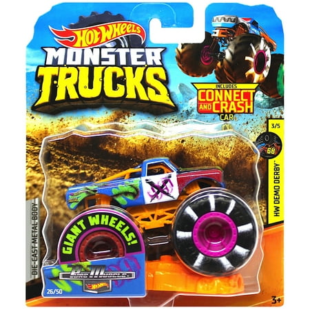 Pure Muscle Giant Wheels Monster Trucks with Connect & Crash