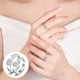 thumbnail image 3 of Jumpingount Anillo de Metal portátil en forma de corazón reemplazo decorativo anticorrosivo brillante compromiso de boda anillos de extremo abierto Ropa, zapatos y accesorios Miscelánea Hombres Jumpingount AP015387-02, 3 of 6