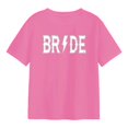 thumbnail image 2 of Camisetas de manga corta para mujer, camisetas suaves a la moda, camisetas con cuello redondo ROSA ROSA, 2 of 8