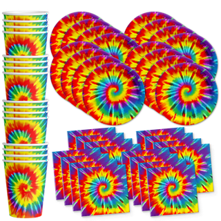Rainbow Tie Dye Party Lunch Napkins, 16ct 