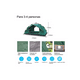thumbnail image 2 of Casa De Campaña 3-4 Personas Impermeable Portátil 2 Entradas verde, 2 of 5