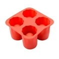 thumbnail image 1 of Harpily Daily Deals Clearance, Popsicles Molds 4 Ice Cups Custom Silicone Ice Tray Silicone Ice Shot Glass, 1 of 4
