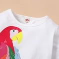 thumbnail image 4 of YEEDISON Baby Dress New Spring Fall Dress for Girls Cartoon Animal Colorful Parrot Ruffles Long Sleeve Girls Dresses Cotton Pretty Kids Clothes for 18M-3Y, 4 of 4