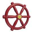 thumbnail image 2 of Roue de Sarre de Navire Pirate de Haute Qualité pour Balançoire Extérieure Rouge, 2 of 7