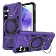 thumbnail image 2 of Venoro for Samsung Galaxy A55 5G Case Shockproof Magnetic Phone Cover with Stand, Purple, 2 of 12