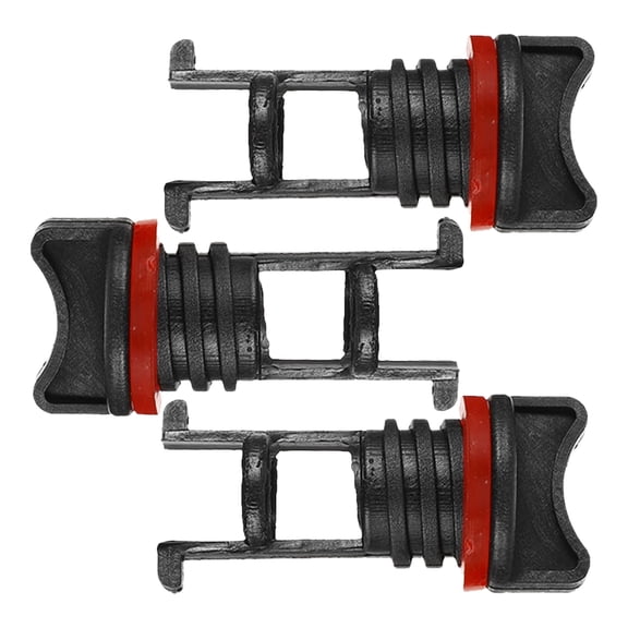 WRITWAA Durable Nylon Kayak Scupper Plugs Black for Boat Water Drainage 3Pcs