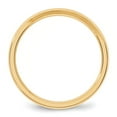 thumbnail image 2 of Solid 14k Yellow Gold 3mm Bevel Edge Comfort Fit Wedding Band Ring Size 4.5, 2 of 5