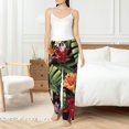 thumbnail image 6 of Lsque Watercolor Tropical Flowers Print Women's Pajama Pants, Lounge Pant - Comfortable Home Wear,Elastic Waistband, Stylish Design-Medium, 6 of 9