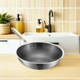 thumbnail image 3 of OUNONA Small Wok Pan Stainless Steel Wok With Handle 1Set, 3 of 5