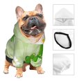 thumbnail image 3 of Goofa St Patrick's Day11 Pattern Small Dog Sweater Hoodies Pet Grey Hooded Soft Fleece Sweatshirts with Pocket Fall Winter Puppy Cat Sweaters Warm Clothes-Medium, 3 of 8