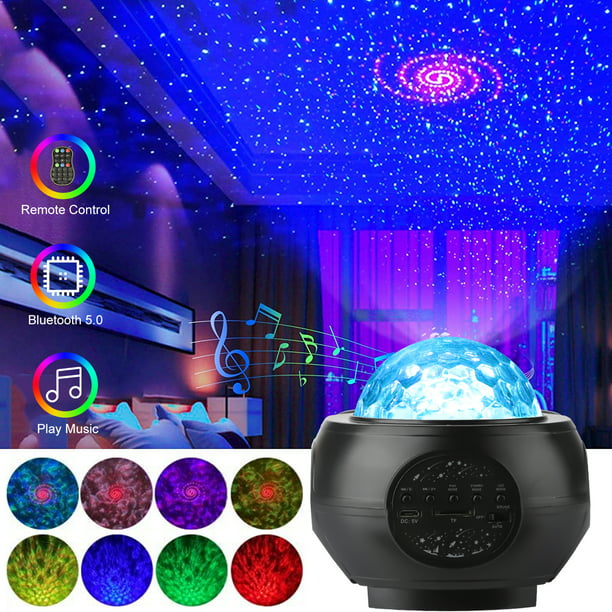 Night Light Projector with Bluetooth Speaker, Galaxy Projector Star