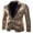 Gold, variant on Puloru Men Long Sleeve Blazer Suit, Shiny Jacket Coat, One Button Tuxedo