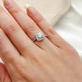 thumbnail image 2 of 2Ct Round Cut Simulated Diamond Women's Solitaire Engagement Ring 14K White Gold Plated, 2 of 4