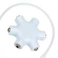 thumbnail image 3 of Cateissary Divisor de Audio de 3,5mm, accesorio para auriculares, equipo convertidor estable profesional, pequeño adaptador de auriculares, herramientas de Cables de audio/vídeo blanco, 3 of 6