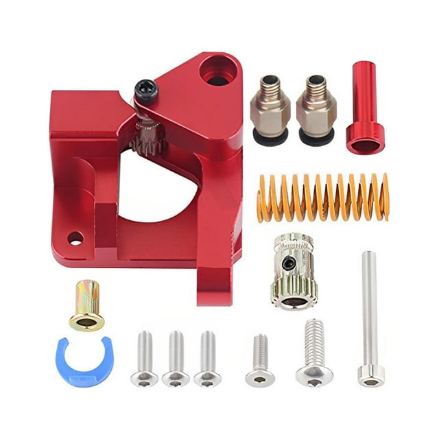 Youkk 3D Imprimante Extrudeuse Métal Entraînement Alimentation Kit Réparation Réparation Entretien Pièce de Rechange Accessoire Remplacement pour CR-10S PRO Ender-3 Btech Unique Adaptateur Double Adaptateur