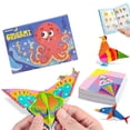 thumbnail image 1 of Papel De Origami Fácil De Plegar Papeles De Origami Hecho A Mano Manualidades Diy Libro De Origami Para Niños Principiantes Y Clases De Manualidades Escolares Vogacara FN005487-00, 1 of 6