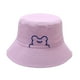 thumbnail image 3 of Minnieouse Sombreros de cubo Algodón Hombres Mujeres Gorras Sombrero de pescador vintage Seaside Outdoor All-match Daily Wear Headgear Light Purple Type3 NO3 Minnieouse AP011430-07, 3 of 6
