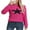 28 Rose Red, variant on Sweaters for Women 2024 Trendy Front Star Printed Crewneck Sweater Casual Knitted Lightweight Pullover Sweater Shermie