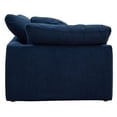 thumbnail image 5 of Puff 4 Pc Slipcovered Modular Sectional Sofa Performance Fabric Navy Blue, 5 of 8