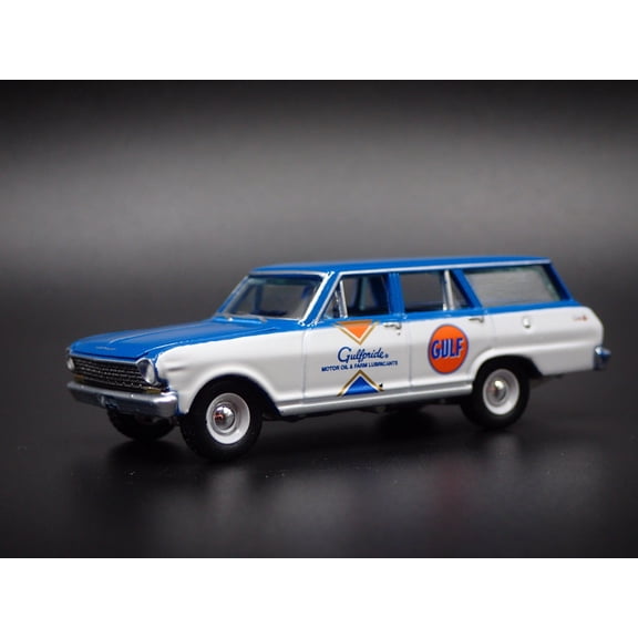 Open Box 1963 63 CHEVY CHEVROLET NOVA II 400 STATION WAGON 1:64 SCALE DIECAST MODEL CAR