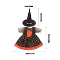 thumbnail image 3 of E Interactive Witch Outfit For Doll, Halloween Costume, For 18-Inch Size, For Role-Playing And Seasonal Fun, 3 of 6