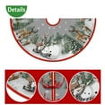thumbnail image 5 of EWASWON Christmas 30 Inch Plush Christmas Tree Skirt with Sequins - Festive Holiday Decor for Home & Office, Easy to Install, Ideal Christmas Gift, 5 of 8
