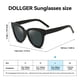 thumbnail image 5 of Gafas de Sol Dollger Retro Ojo de Gato Carey para Mujeres y Hombres, 5 of 7