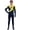 Black, variant on Superhero Zentai Jumpsuit, Superhero Bodysuit, Superhero Role Play Suit, Comic Con Fancy Dress, Superhero Group Costume, Multi Style Unisex Superhero Full Body Zentai Cape Jumpsuit Costume Set, 110