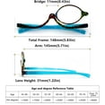 thumbnail image 5 of 2Pcs Makeup Reading Glasses Womens Magnifying Readers Eye Make Up Glasses, 5 of 5