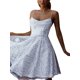 thumbnail image 3 of Lucakuins mujeres verano Casual A-line vestido lentejuelas sin mangas espalda descubierta Mini vestido moda fiesta Cami vestido Lucakuins moda, 3 of 9