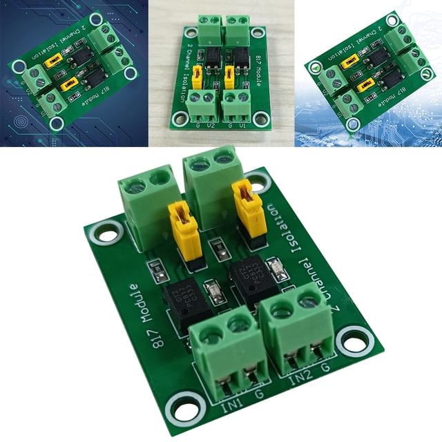 Módulo Aislamiento Optoacoplador Convertidor Voltaje Adaptador PC817 OptoCoupler Transmisión Alta Velocidad 2/4/8 Tamaño Compacto Canal para Un Nuevo