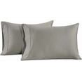 thumbnail image 1 of Draps en Coton Ultra Doux Ensemble de Draps Double Ensemble Pc Nombre de Fils Satin Literie Draps à Poches Profondes Draps Rafraîchissants Draps Format Double Ensemble de Lit Respirant (), 1 of 9