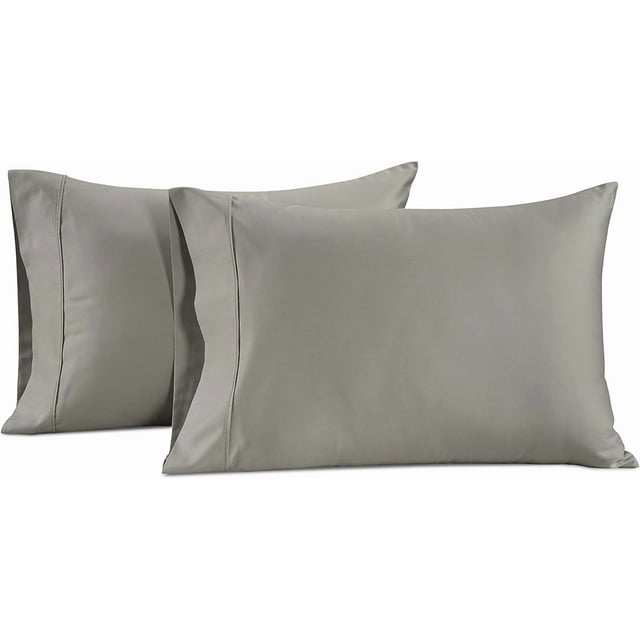Draps en Coton Ultra Doux Ensemble de Draps Double Ensemble Pc Nombre de Fils Satin Literie Draps à Poches Profondes Draps Rafraîchissants Draps Format Double Ensemble de Lit Respirant ()