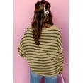 thumbnail image 3 of Redhotype Chic Drop Shoulder Sweater - Striped Coziness for Every Occasion!, 3 of 8