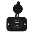 thumbnail image 4 of Dual USB Port Car  Splitter for  Mobile Phone Charging Suitable Interior Exterior Black, 4 of 7