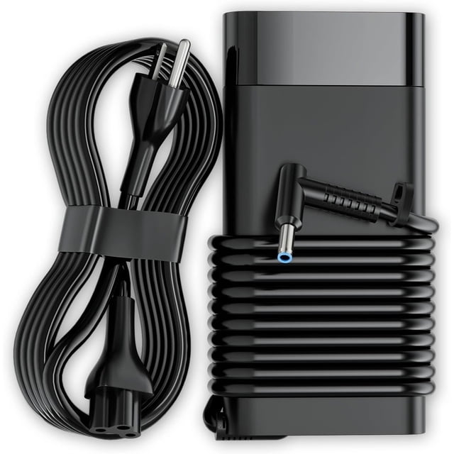 150W AC Laptop Charger Adapter for HP Zbook Studio G3-G8, OMEN 15 17, Pavilion Gaming, 19.5V 7.7A Power Supply Cord (4.5x3.0mm)