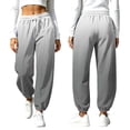 thumbnail image 5 of KICILVS Comfy Pants Women Gradient Print Baggy Drawstring Waist Flowy Sweatpants with Pockets Loose Athletic Casual Trousers, 5 of 9
