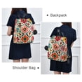 thumbnail image 4 of FORMRS Women's Travel Backpack Purse Anti-Theft Hidden Pockets Casual Shoulder Bag, Colorful Flowers, 4 of 7